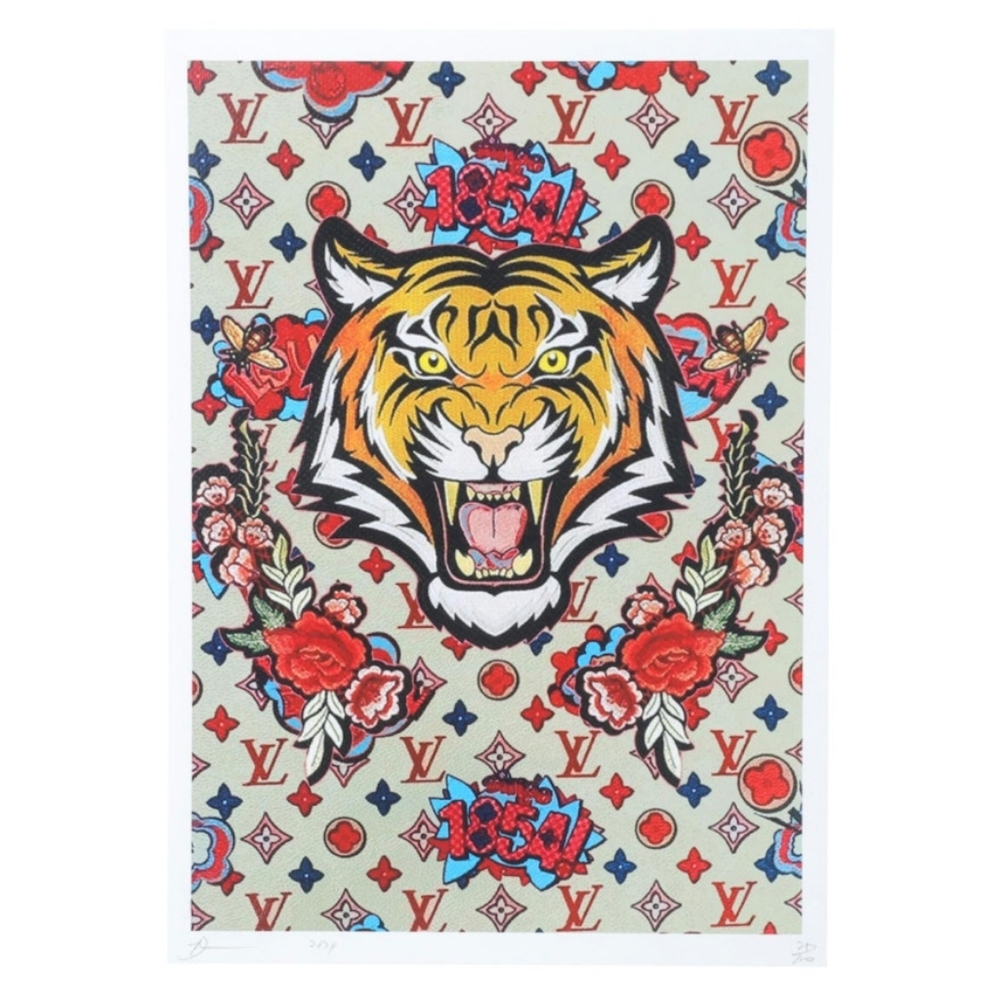 Death NYC Pop Art Graphic Print Homage to Louis Vuitton 2024